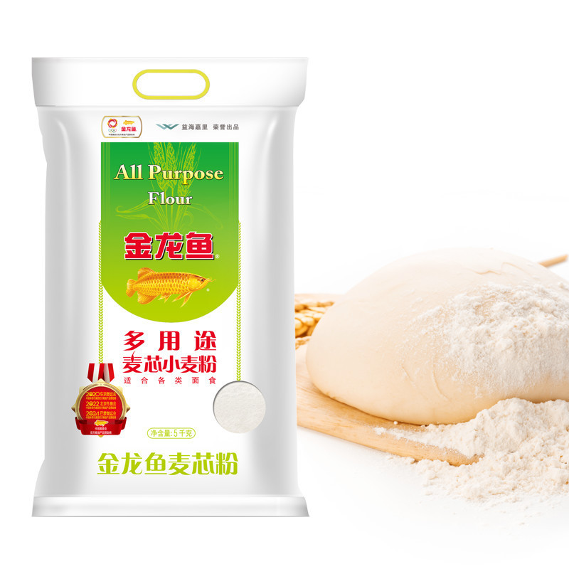 金龙鱼 面粉 5kg 单袋装