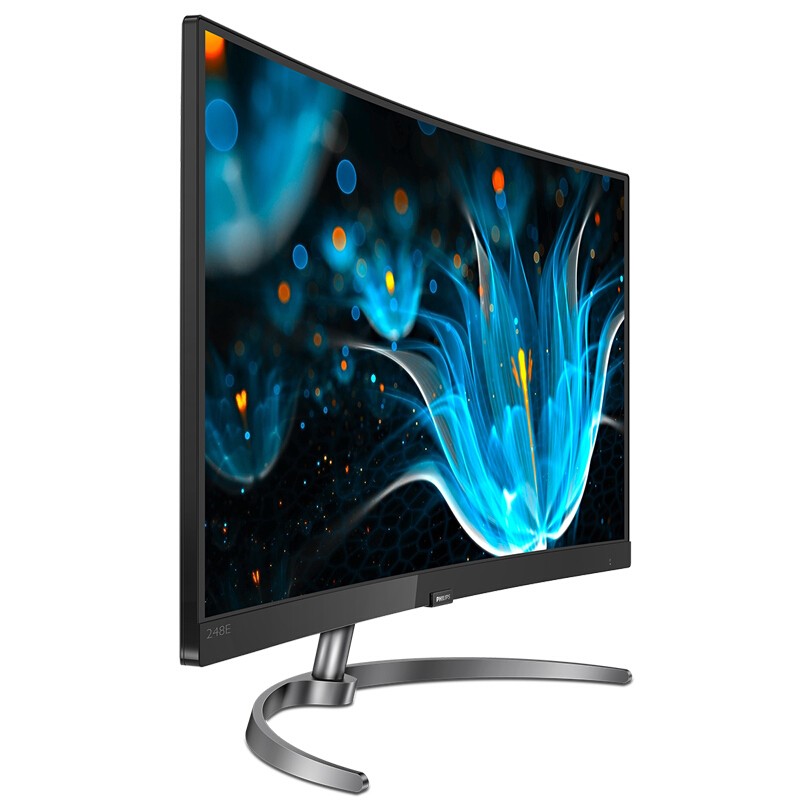 飞利浦(philips) 27英寸 曲面广色域不闪屏电脑液晶显示器278e9qhsb