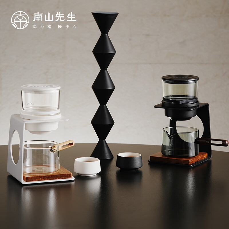 南山先生 功夫茶具套装创意简约防烫半自动泡茶壶盒装见山半自动茶具高清大图