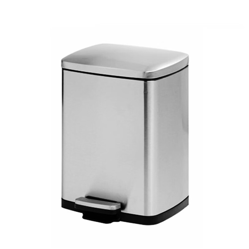 先互丁 不锈钢脚踏垃圾桶 多规格 个高清大图