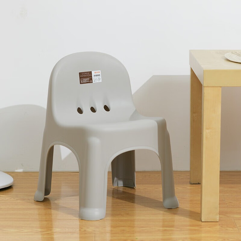 禧天龙(Citylong) D-2099儿童靠背椅3个装加厚儿童椅幼儿园靠背椅宝宝餐椅家用小凳子石青蓝高清大图