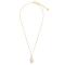 Salvatore Ferragamo优雅金链抽象吊坠项链大珍珠女款个性定制饰品
