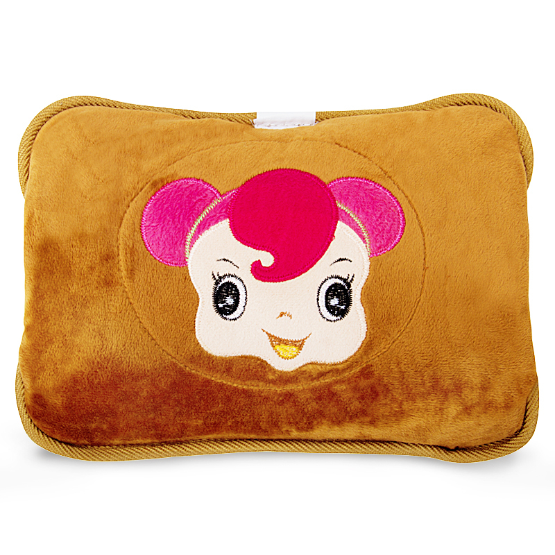 彩虹电热暖手宝 充电暖水袋电热水袋安全防爆电暖宝花色随机328