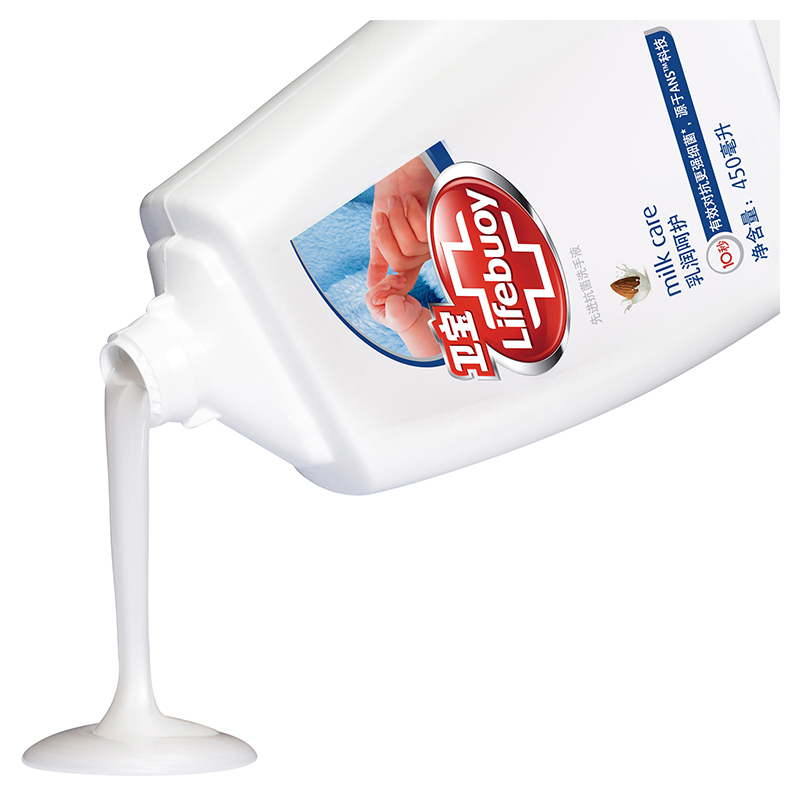 卫宝 (Lifebuoy) 先进抗菌洗手液 乳润呵护450ml[联合利华]