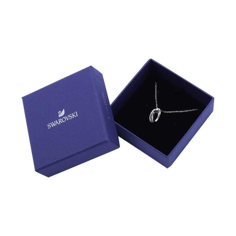 SWAROVSKI 施华洛世奇 TWIST人造仿水晶吊坠灵动交错交叉螺旋造型项链 镀玫瑰金色 送女友礼物 5620549