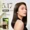 欧莱雅(LOREAL)臻萃精华油染发霜 5.17 清霜冷棕(植萃精华油 无氨水遮盖白发 花香型)