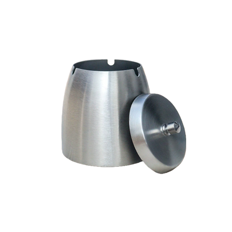 酷美智悦 不锈钢烟灰缸10*12cm KM-BH780 个高清大图