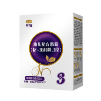 君乐宝(JUNLEBAO)至臻3段奶粉12-36月较大婴儿配方三段奶粉盒装400g*3盒