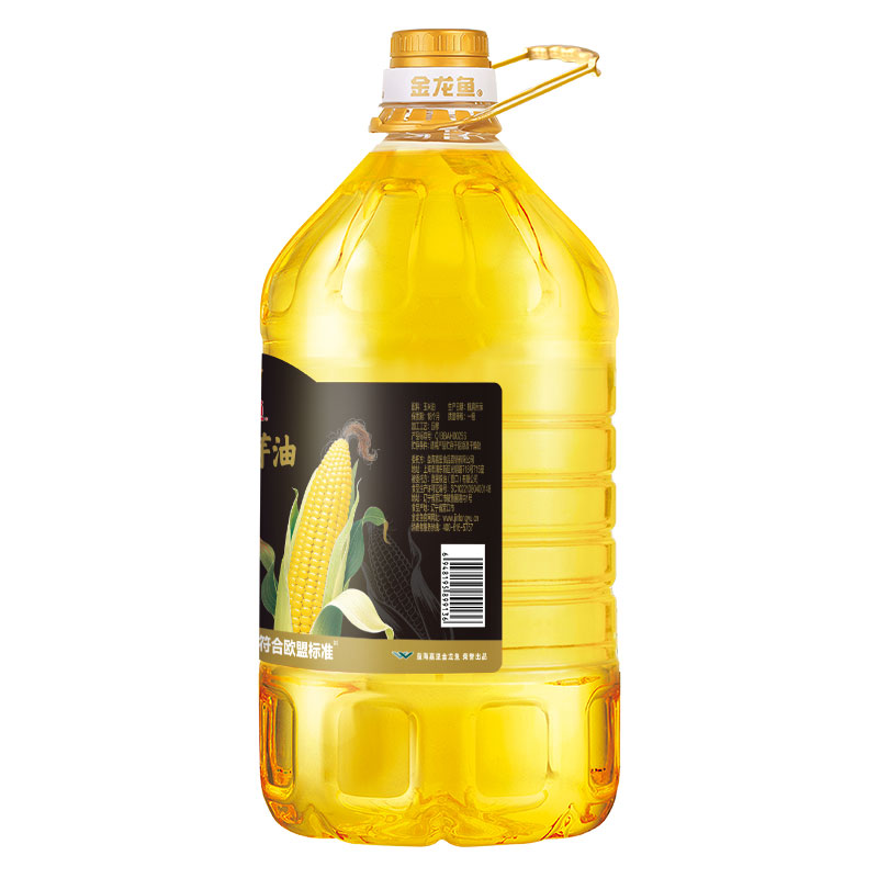 金龙鱼 悠态庄园 零反式脂肪玉米胚芽油 非转基因 压榨 一级食用油 4L高清大图