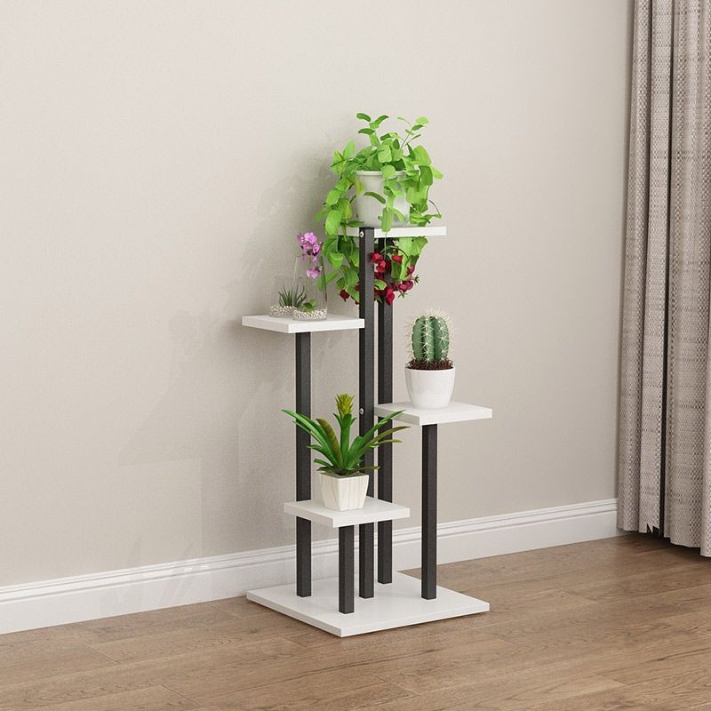 花架子闪电客室内电视机旁放花盆的花架子客厅家用客厅电视柜两边