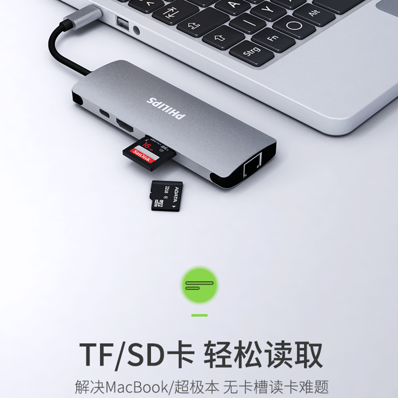 type-c拓展坞电脑转换器 转接头笔记本扩展macbook pro苹果配件air投影仪转换器HDMI SWR