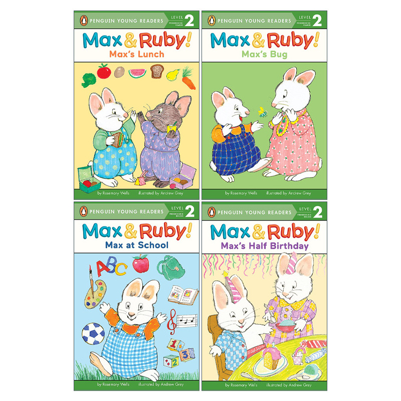 [正版]英文原版 Max and Ruby Penguin Young Readers, Level 2 小兔麦斯和露比
