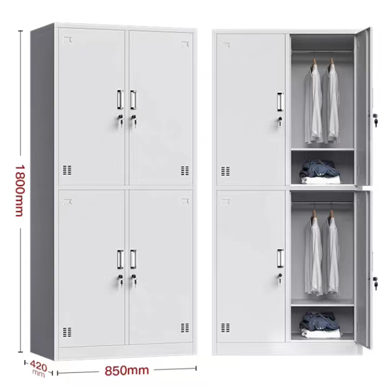 繁石榴T1003款2门型号办公室更衣柜高清大图
