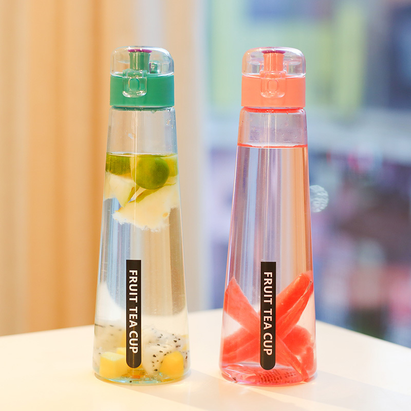 创意杯子女学生韩版塑料水杯便携清新可爱少女心随手杯