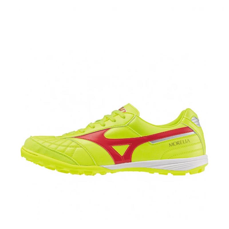 美津浓(Mizuno)轻量灵活正脚感室内训练鞋日系人造革拼接运动休闲 Yellow_×_Red 40