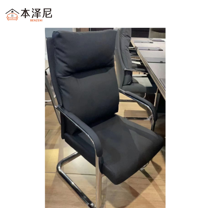 本泽尼 弓形办公椅 HTZ-TJ2024 580*700*1120mm 把高清大图
