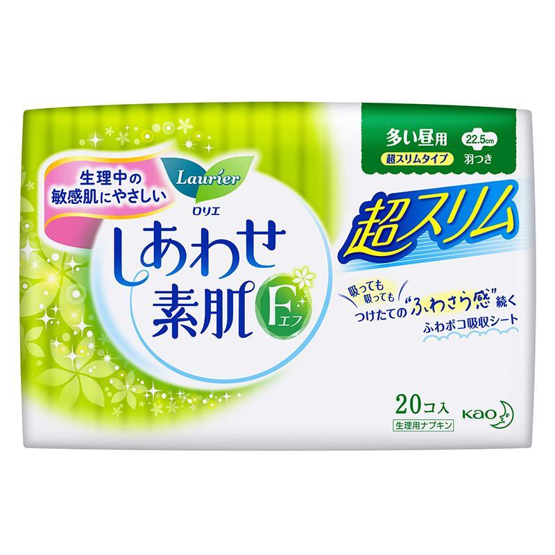 花王乐而雅F透气棉柔 超丝薄日用护翼型卫生巾20片