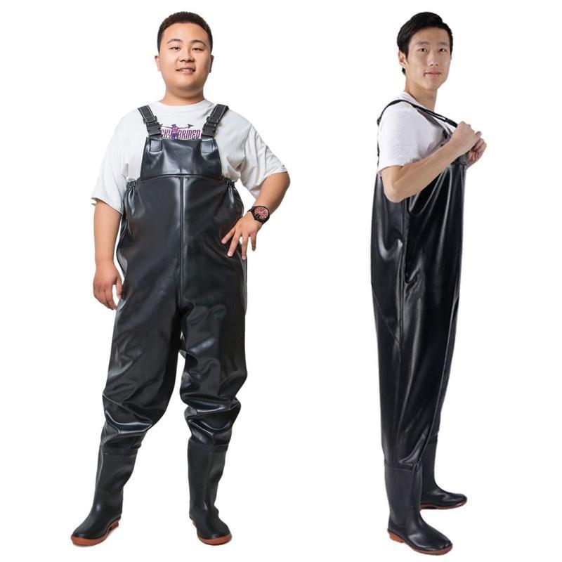 下水裤加厚耐磨水衩裤水裤男半身雨裤防水挖藕衣下水衣服捕鱼服背带
