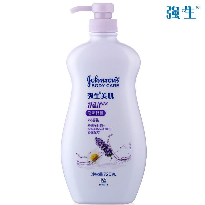 强生(Johnson)0268美肌悠然舒缓沐浴乳720g 1瓶装
