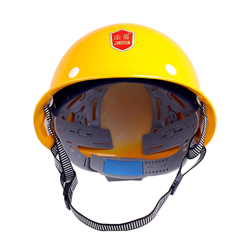 双安玻璃钢安全帽建筑工地施工防砸头盔高强度抗冲击安全帽黄色