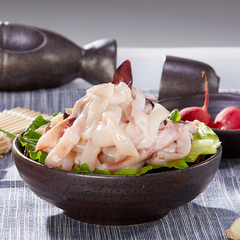 简单滋味冷冻阿根廷鱿鱼条500g海鲜水产火锅海鲜水产