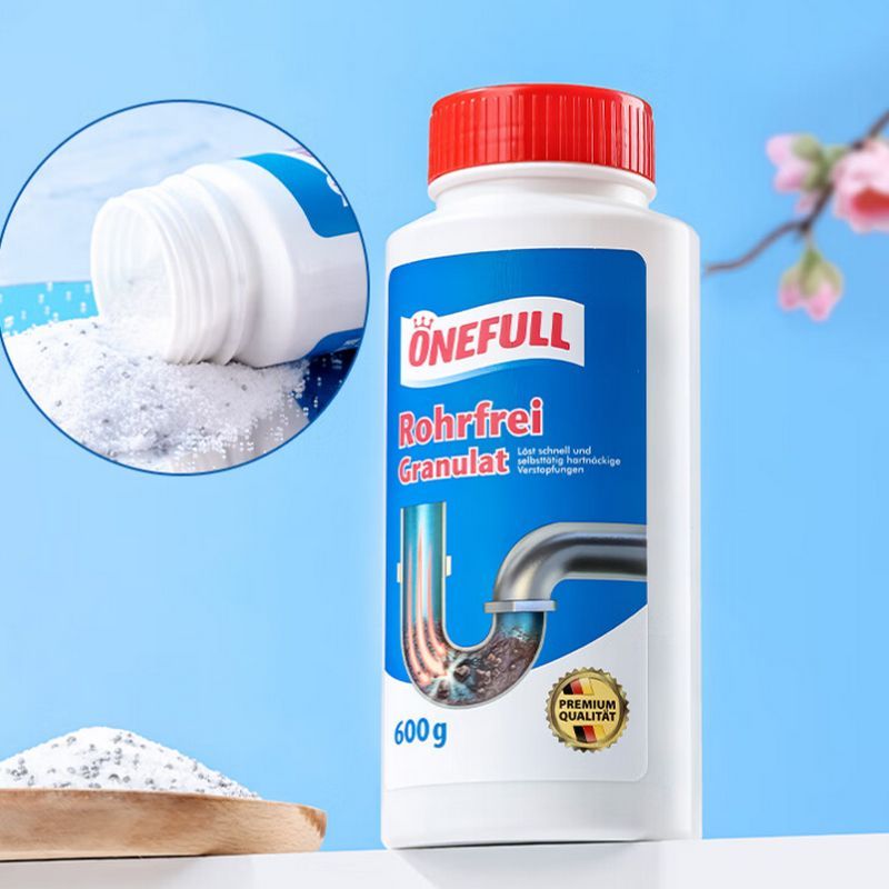 ONEFULL 管道疏通剂油污溶解通堵塞 600g*3瓶 单位:套 货期20天