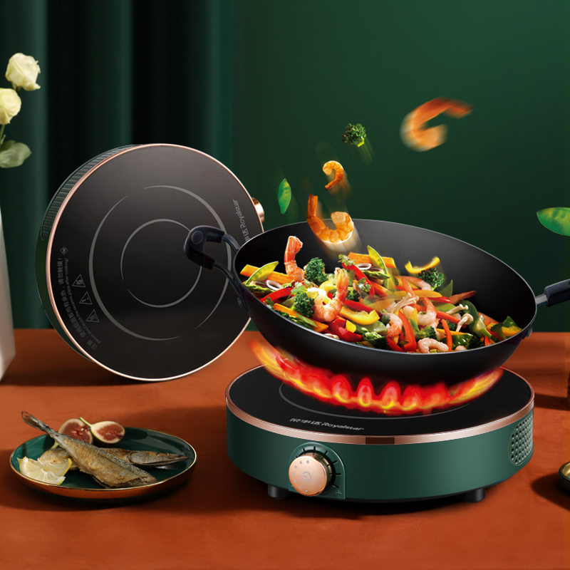 荣事达电磁炉2200W大功率 9档控温 火锅炒菜蒸煮煎炸烧水多功能迷你便携电磁灶C22-280TA高清大图