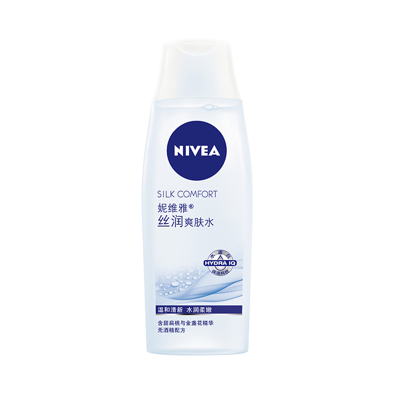 妮维雅（NIVEA）丝润爽肤水 200ml 深层补水 （新老包装随机发）