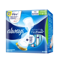 护舒宝(Whisper) 液体卫生巾进口always超薄日用 270mm女姨妈巾10片
