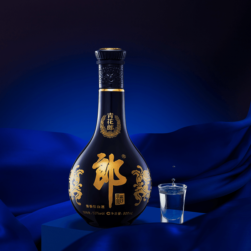 [郎酒旗舰店]青花郎 53度青花郎 500ml*2瓶 双瓶装高度酱香型白酒图片