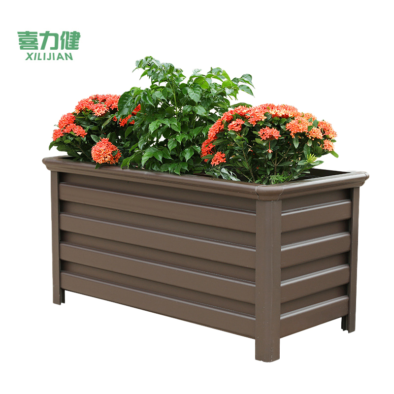 喜力健 户外铝合金花箱 60CM*50CM*50CM 个高清大图