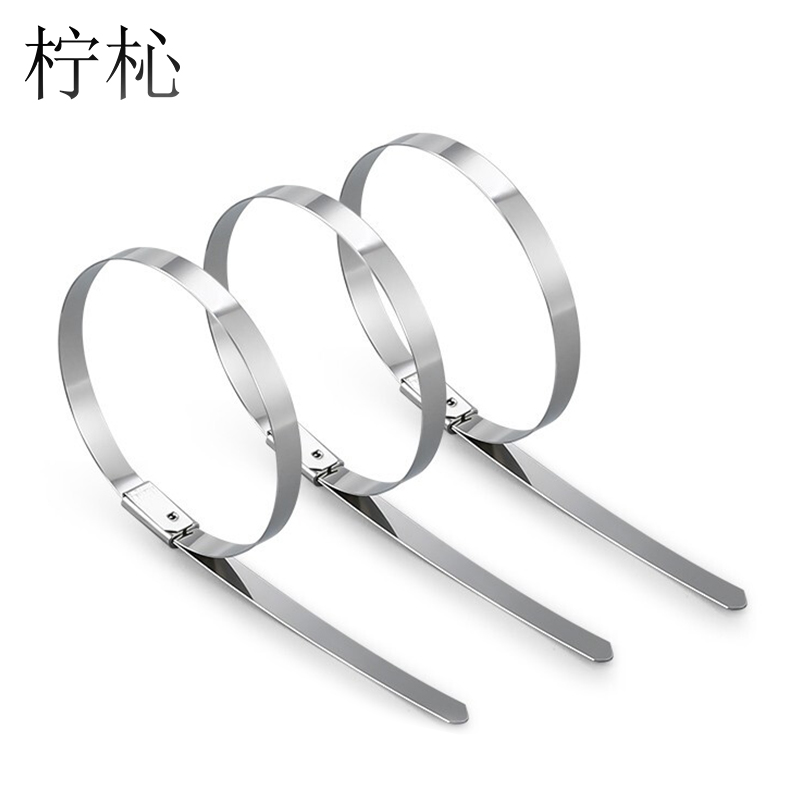 柠杺 不锈钢扎带 10*550mm(100条装)包高清大图