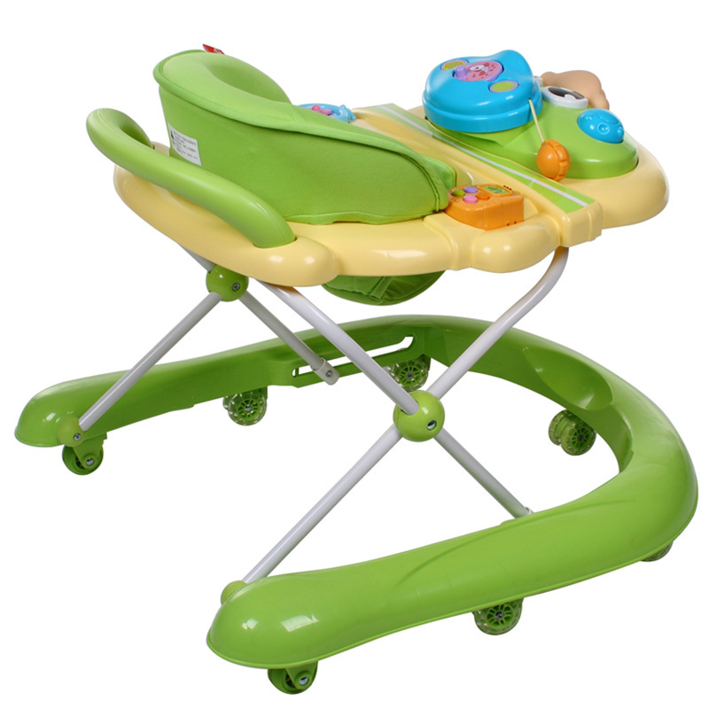 好孩子goodbaby多功能婴儿学步车蓝色绿色