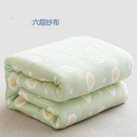 夏季棉三层六层纱布毛巾被子单双人婴儿童厚毛毯空调毯盖毯薄多款多色多功能床上用品毯子