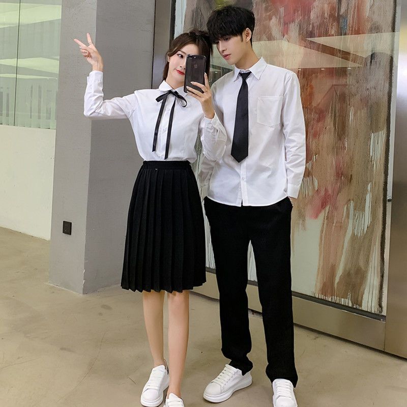 学院风校服套装中学生大合唱演出服诗歌朗诵服装韩国初高中生班服威珺报价 参数 图片 视频 怎么样 问答 苏宁易购