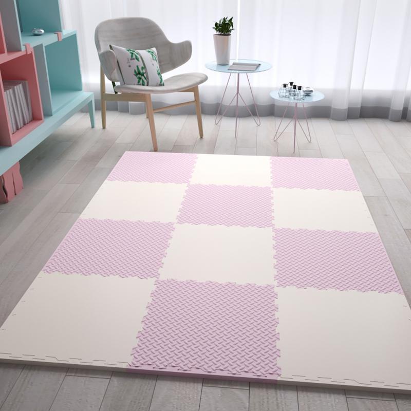 闪电客泡沫地垫拼接家用垫子拼图爬行垫儿童爬爬垫加厚卧室地板垫泡沫