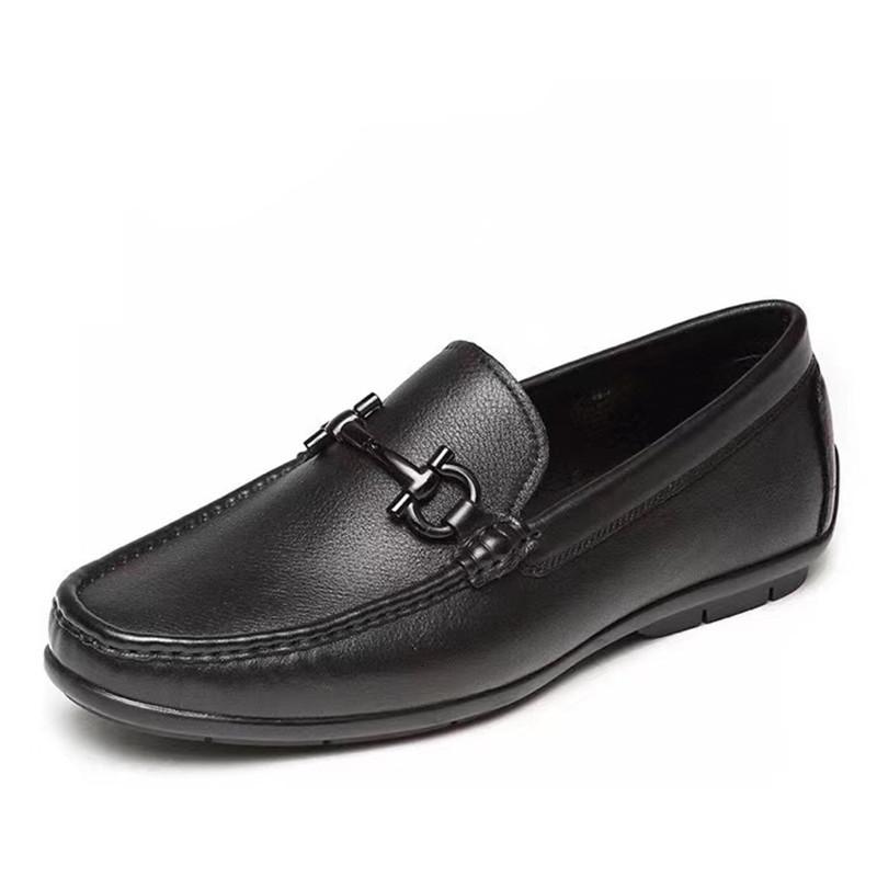 沙驰男鞋官方旗舰店男士商务正装皮鞋男时尚简约百搭商务休闲鞋男