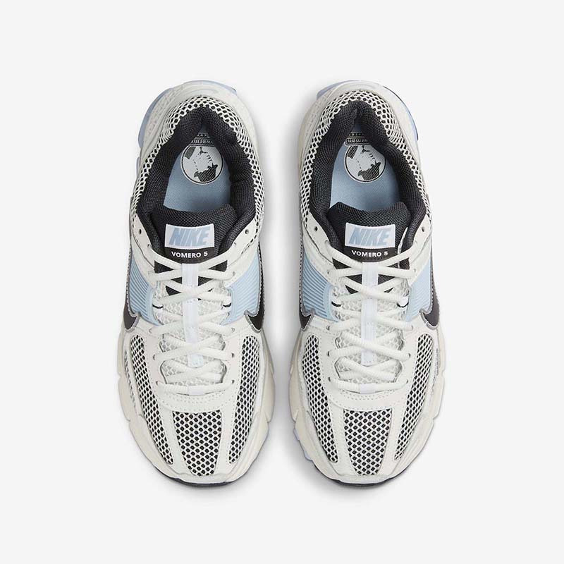 耐克运动跑步鞋男秋冬vomero 5 天空蓝百搭复古老爹鞋fq7079-001