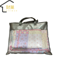 财巢 棉小竹三件套 200*230cm床单*1条 48*74cm枕套*2只 /套