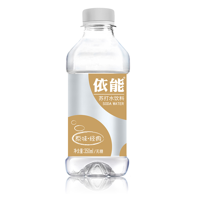 依能 原味经典 无糖无汽弱碱 苏打水饮料 350ml*24瓶 塑膜量贩装(塑包箱装随机发)