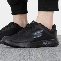 Skechers斯凯奇男士新款运动鞋轻便缓震透气休闲跑步鞋54353-BBK ZP