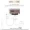 奥克斯(AUX)SMS-50DB07电热水器50升免拆排污纤薄扁桶双胆热水器玫瑰金家用速热储水式2级能效3000W带安装