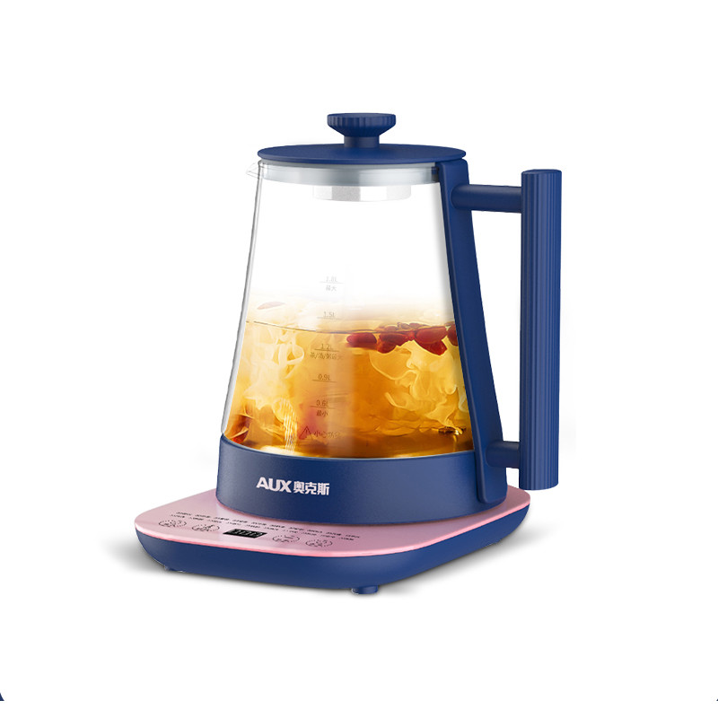 奥克斯mini养生壶家用多功能办公室迷你小型全自动加厚玻璃煮茶壶煮茶