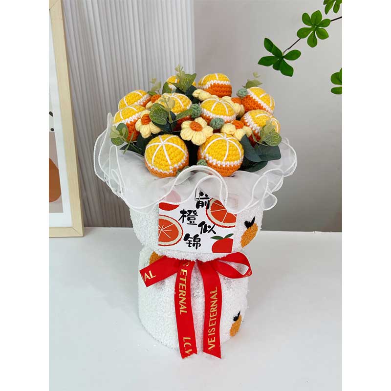 环孤 仿真装饰花束礼盒 10朵+灯礼袋 金榜题名-成品高清大图