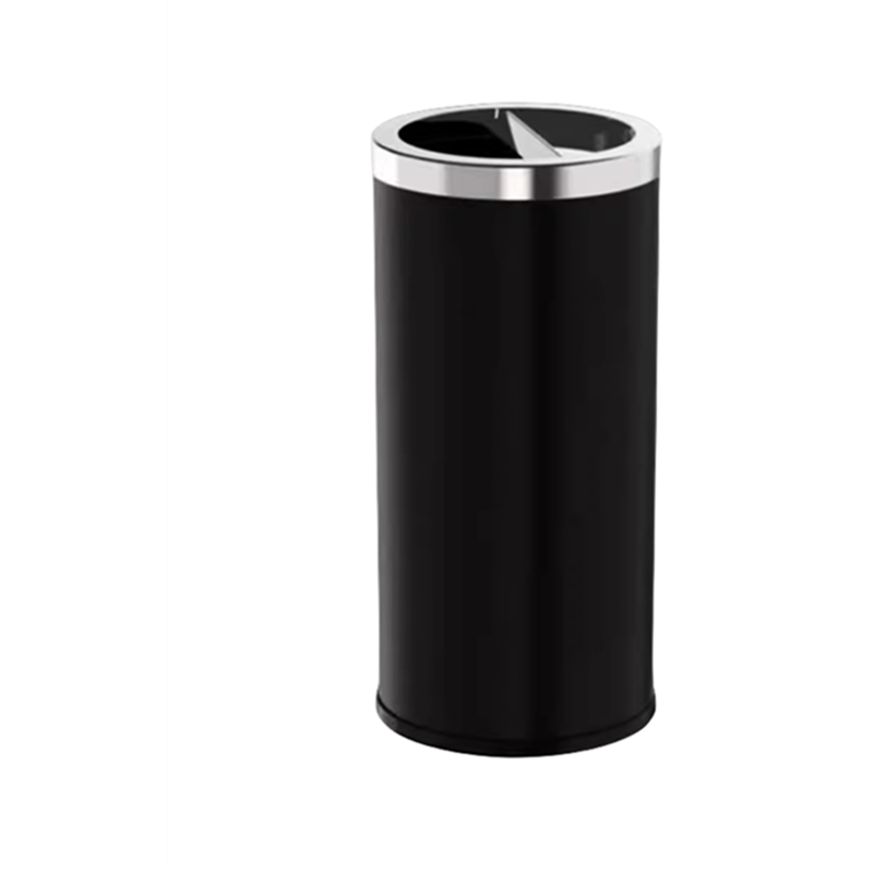 迅迈 大号不锈钢【半投】38*73cm 带内桶 商用不锈钢垃圾桶大容量商场酒店擦手纸垃圾桶办公影院餐厅健身房