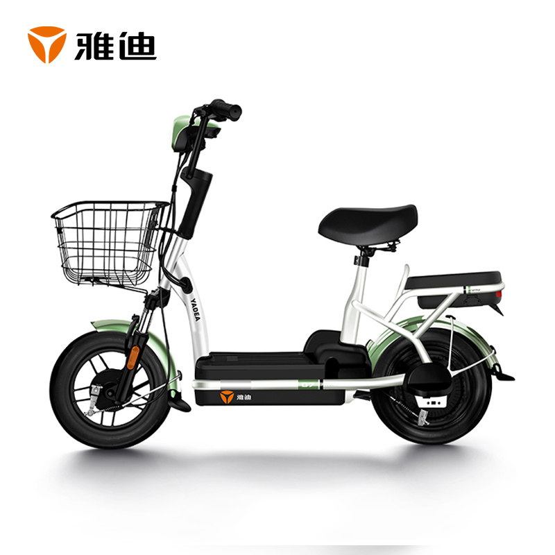 雅迪yadea新国标电动车小钢炮迷你电动自行车男女通用电瓶车代步车