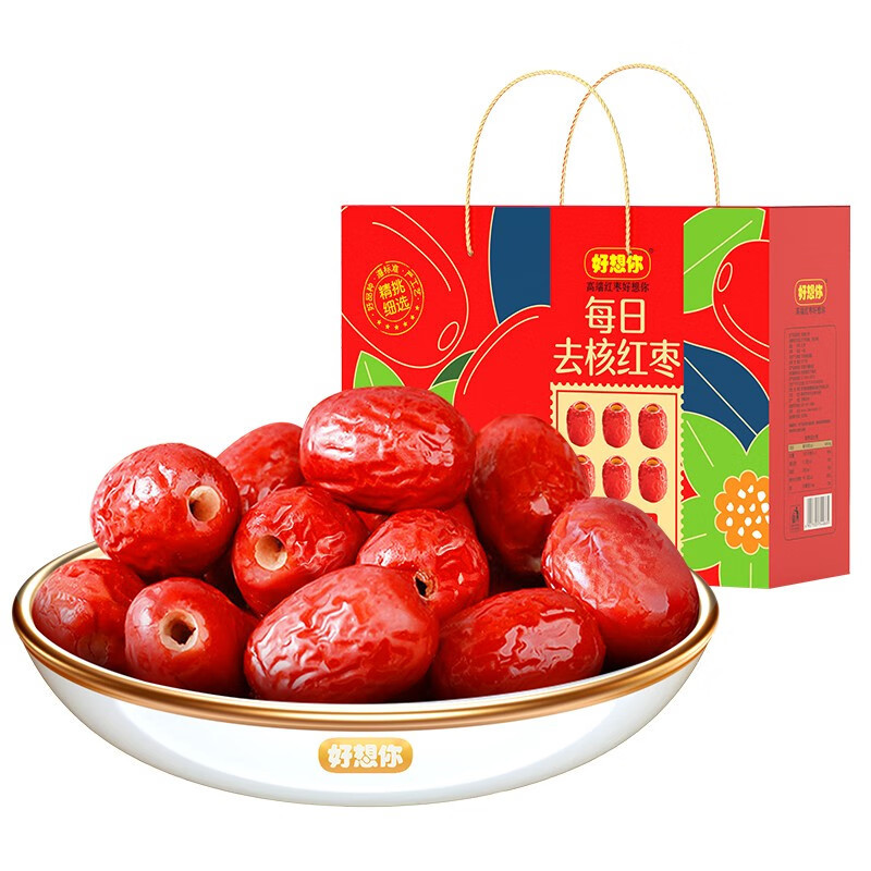 好想你一级每日去核红枣810g