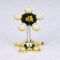 魔力手机支架双面硅胶吸盘桌面家用车载导航支架多用 家居:金色