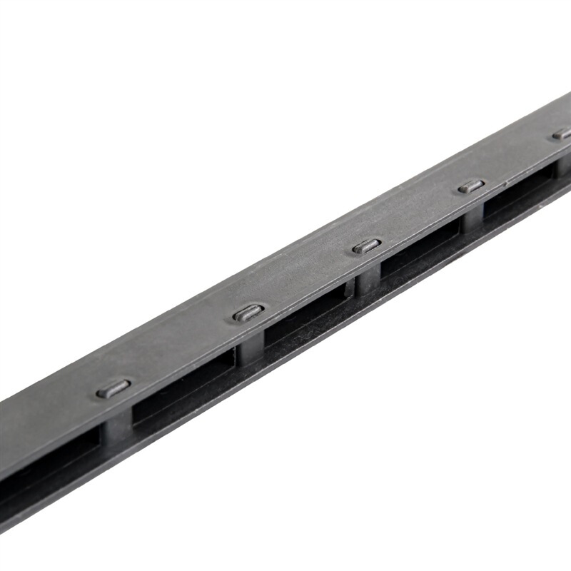 得力(deli) 3827 10孔装订夹条 10mm 100支/盒 黑色高清大图