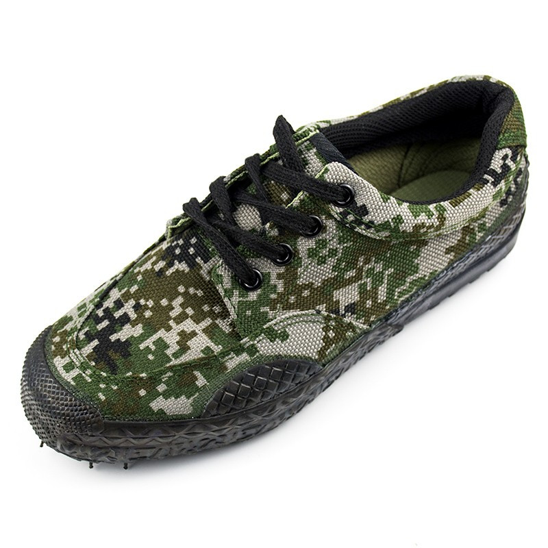 3531丛林迷彩鞋迷彩鞋军训跑步耐磨工作鞋迷彩色35码47码